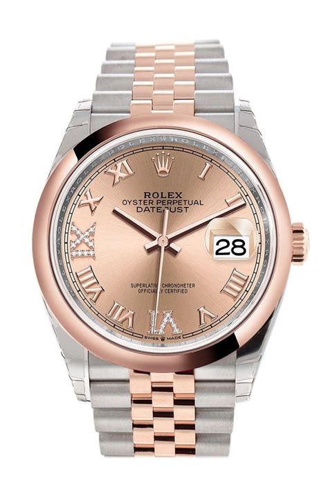 are two tone rolex real gold|rolex datejust 36 everose gold.